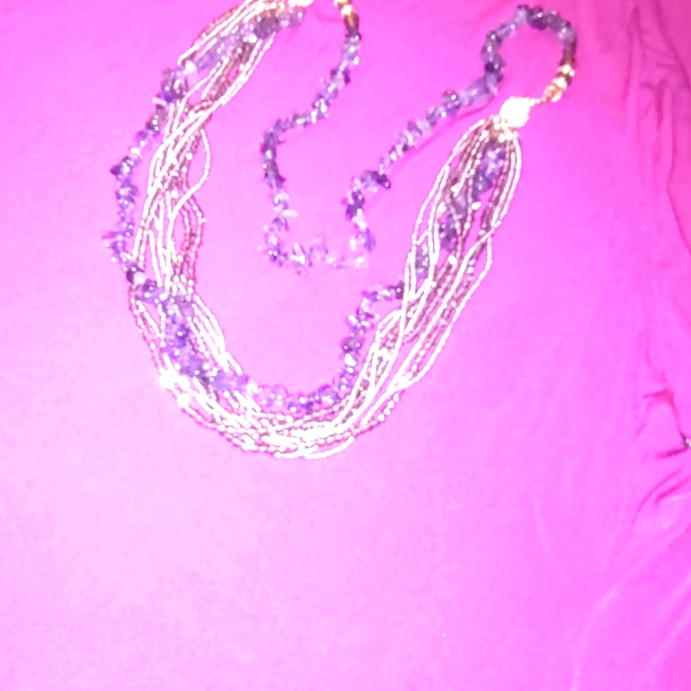 Beautiful crystal necklace